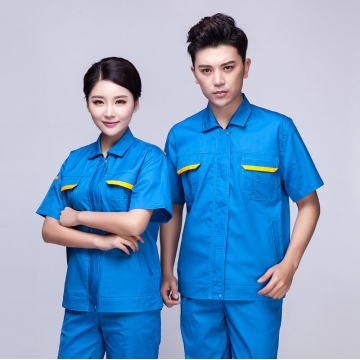 翠兰色夏季工作服AD01-1