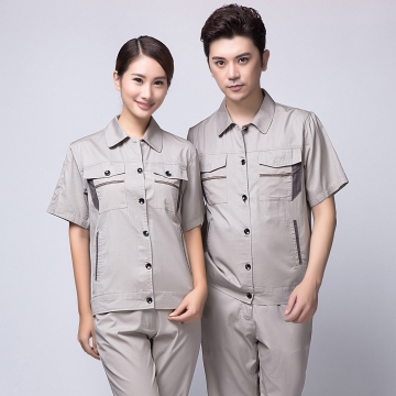 浅灰拼中灰夏日任务服AD06-1