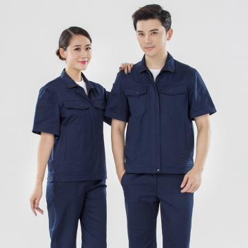 藏青色夏季工作服AD16-2