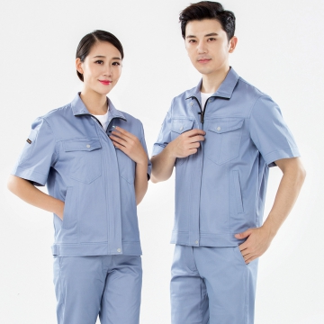 浅海蓝色夏季工作服AD16-3