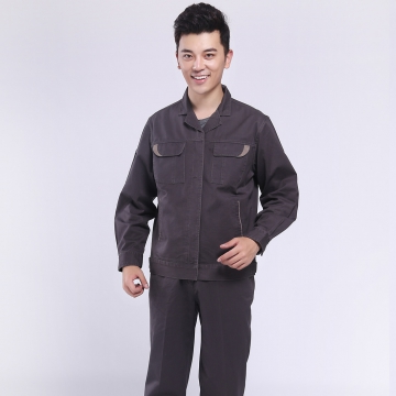 浅灰色春秋工作服AC100
