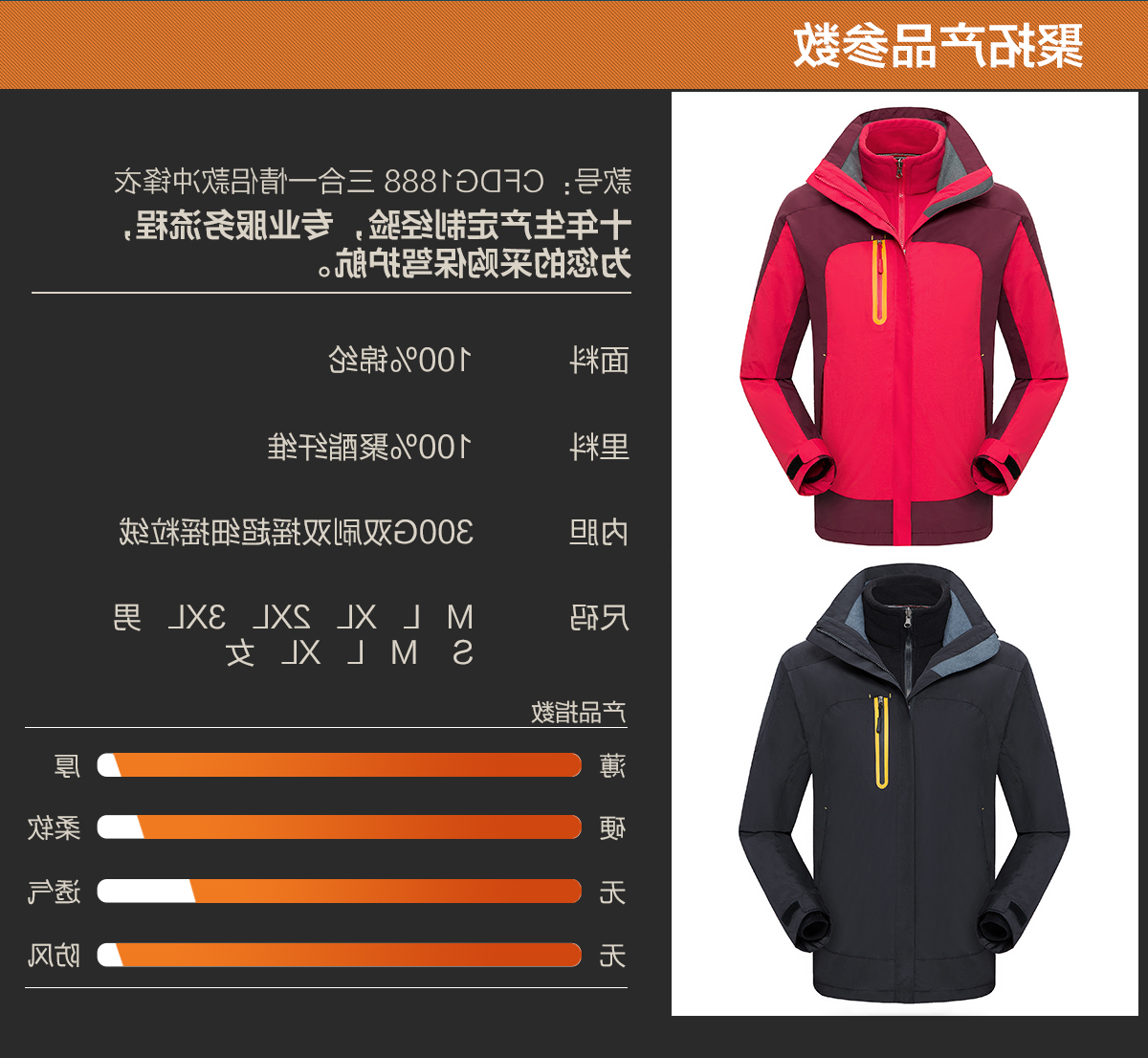 新款冲锋衣CFDG1888(图3)