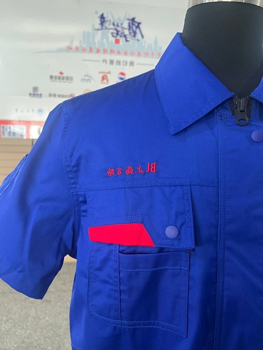 上海百路夏季短袖工作服(图2)